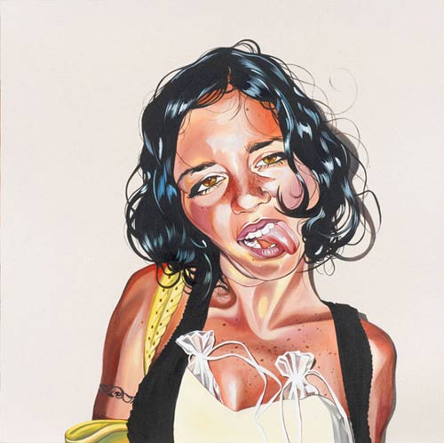 leah tinari acrylic gouache painter painting