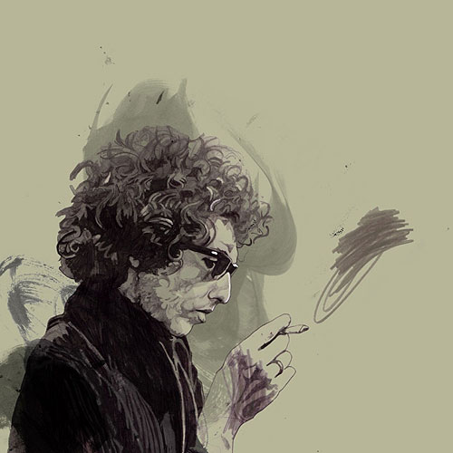 matthew hollings illustration illustrator kurt cobain portrait thom yorke