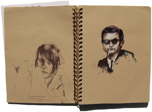 morgan blair sketchbook drawing illustration painting