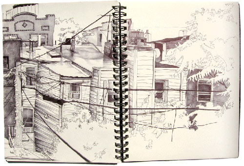 morgan blair sketchbook drawing illustration painting