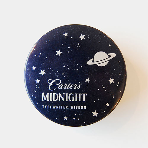 typewriter vintage ribbon tin collection uppercase