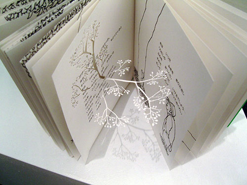 yuken teruya book page cut out flower