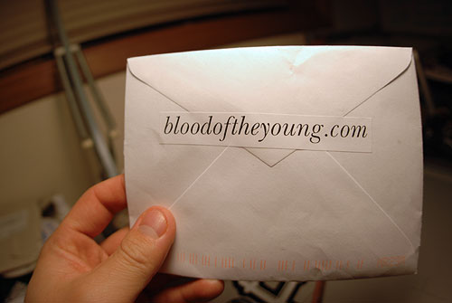 blood of the young zine photography blog