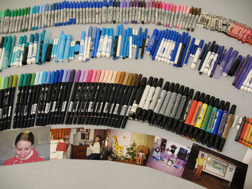 brooke inman artist drawing everything color circle
