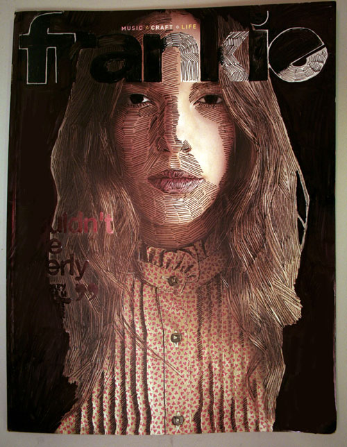 project 7 magazine alteration cover booooooom project