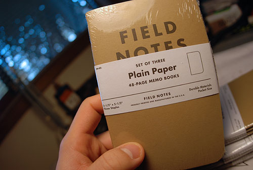 coudal field notes notebook sketchbook idea
