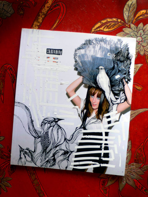 project 7 magazine alteration cover booooooom project