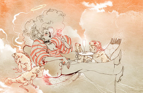 marguerite sauvage fashion illustration illustrator lifestyle