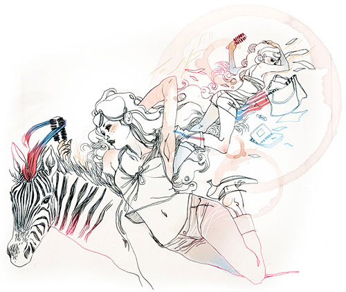 marguerite sauvage fashion illustration illustrator lifestyle