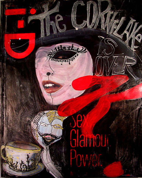project 7 magazine alteration cover booooooom project