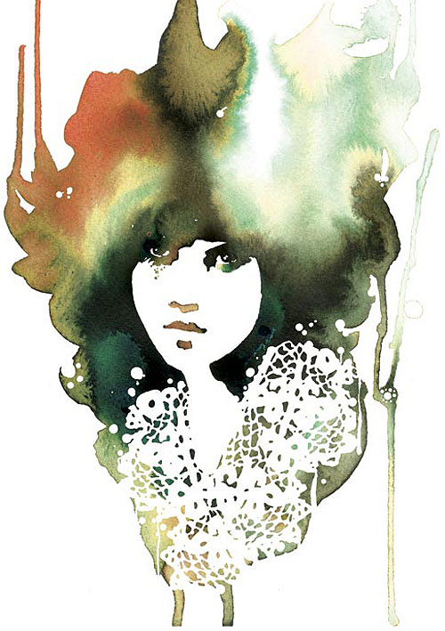 stina persson fashion illustration illustrator drawing watercolor paint ink