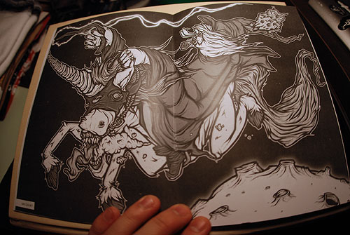 the wizards hat issue 3 jeffrey bowman andy j miller zine illustration illustrator