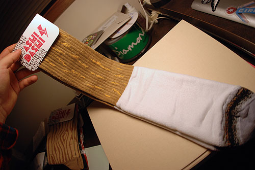 ashi dashi cigarette socks