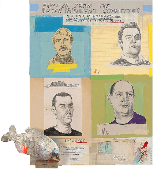 david fullarton notebook drawing mixed media painting journal