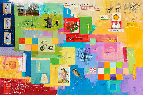 david fullarton notebook drawing mixed media painting journal