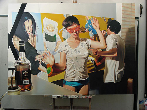 diego gravinese painting painter photo realism