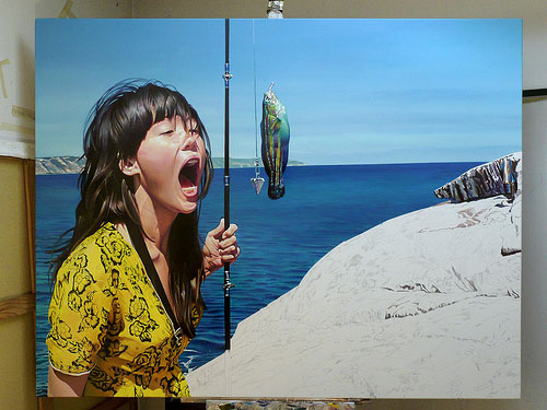 diego gravinese painting painter photo realism