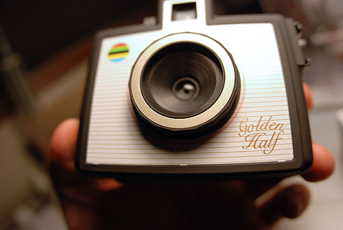 golden half camera 35mm photography photo toy
