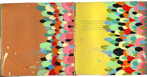 martha rich drawings sketchbook collage mixed media