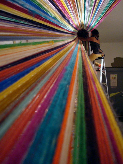 monica canilao art installation drawing mixed media