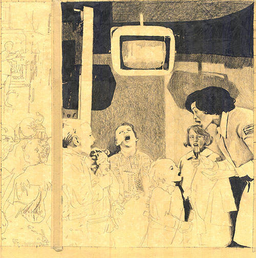 monica canilao art installation drawing mixed media