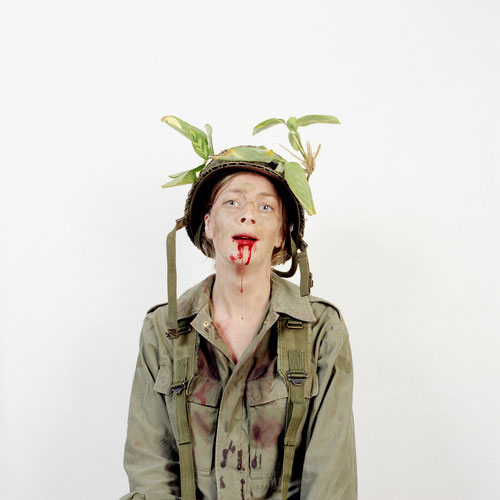 nienke klunder artist photography self portrait transition series