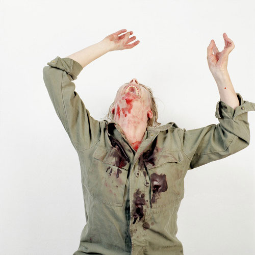 nienke klunder artist photography self portrait transition series