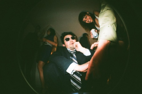 wine and cheese lomo fisheye party