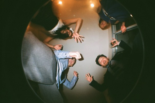 wine and cheese lomo fisheye party