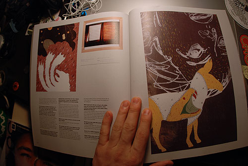 xlr8r vis-ed vol 1 art magazine design illustration
