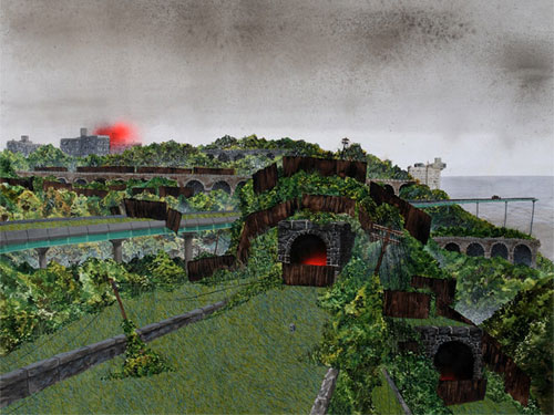 alex lukas drawing painting mixed media gouache