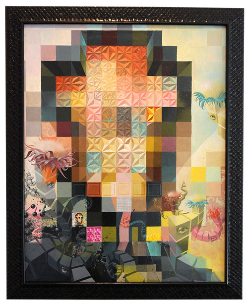 damon soule painting art fecal face gallery sf