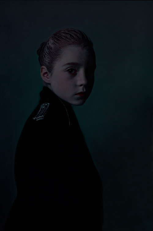 Gottfried Helnwein fotografía de la pintura de instalación el rendimiento pintor fotógrafo