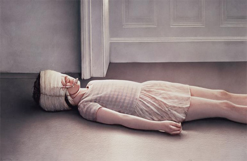 Gottfried Helnwein fotografía de la pintura de instalación el rendimiento pintor fotógrafo
