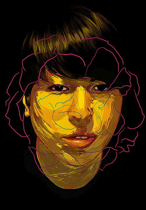 jose manuel hortelano drawing painting portrait