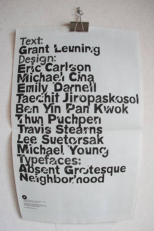 ywft youworkforthem poster print newsprint