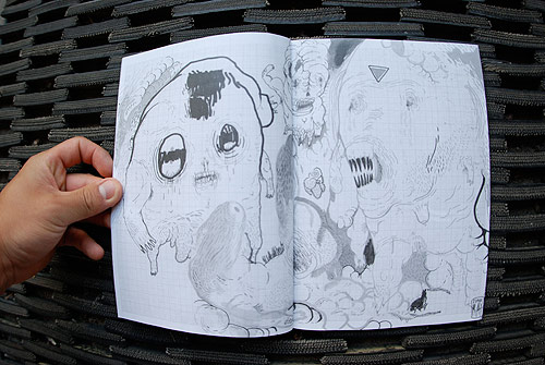 good vs evil magazine art drawing