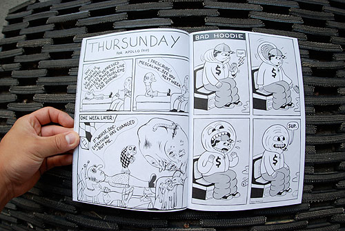 good vs evil magazine art drawing