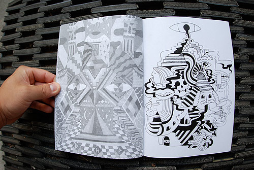 good vs evil magazine art drawing