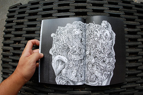 good vs evil magazine art drawing
