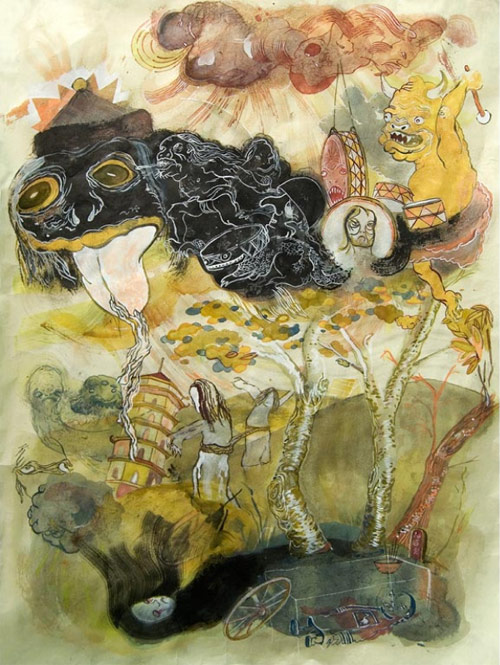 howie tsui drawing painting bfa waterloo ottawa ontario