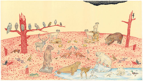 michael krueger drawing artist kansas lawrence