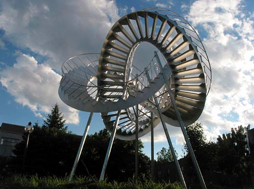 michel de broin artist sculpture intervention