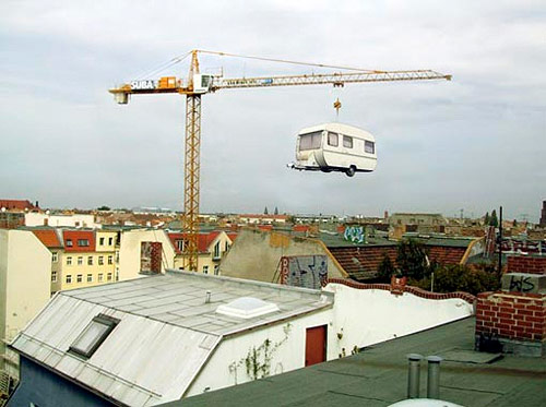 michel de broin artist sculpture intervention