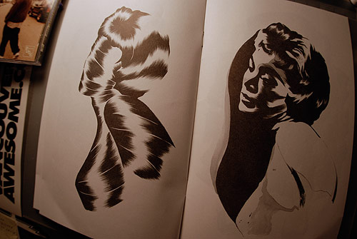 shawn kuruneru drawing artist montreal ink ballpoint zine