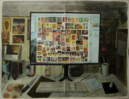 charlie roberts drawing painter painting