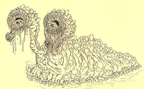 devin renshaw super crazy monsters drawings