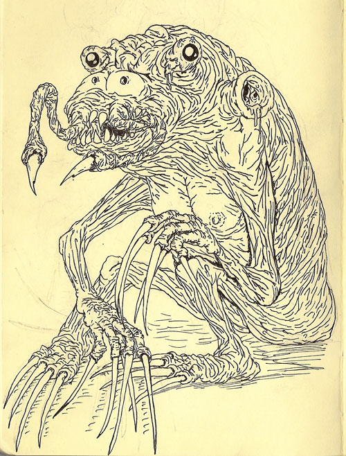 devin renshaw super crazy monsters drawings