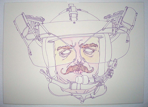 san francisco amos goldbaum drawing artist art