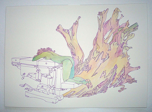 san francisco amos goldbaum drawing artist art
